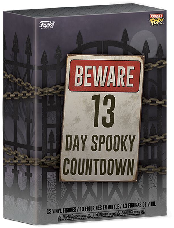 Beware 13 Day Spooky Halloween Countdown Kalender