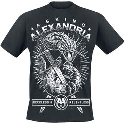 Snake, Asking Alexandria, T-skjorte