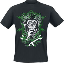 Grønn skiftenøkler, Gas Monkey Garage, T-skjorte