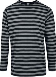 Regular Stripe Longlseeve, Urban Classics, Langermet skjorte