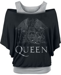 Crest Logo, Queen, T-skjorte