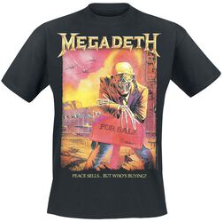 Peace Sell Setlist Vintage, Megadeth, T-skjorte