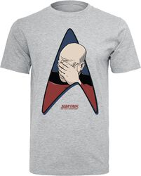Jean-Luc Picard - Facepalm, Star Trek, T-skjorte