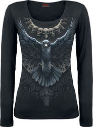 Raven Skull, Spiral, Langermet skjorte