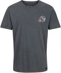 NFL Patriots college svart vasket, Recovered Clothing, T-skjorte