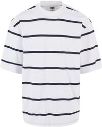 Oversized Sleeve Modern Stripe T-skjorte, Urban Classics, T-skjorte