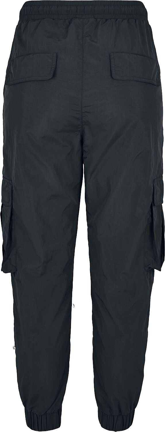 Ladies High Waist Crinkle Nylon Cargo Pants Urban Classics Cargo