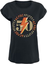 Fifty Bold Emblem, AC/DC, T-skjorte