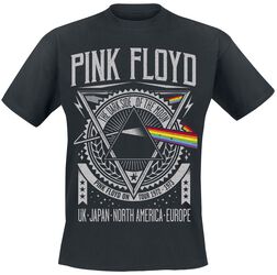 The Dark Side Of The Moon - Tour 1972, Pink Floyd, T-skjorte