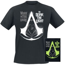 Logo - Glow in the dark, Assassin's Creed, T-skjorte