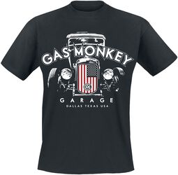 US flagg grill, Gas Monkey Garage, T-skjorte
