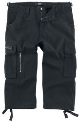 3/4 Vintage kamuflasje-shorts, Black Premium by EMP, Shorts