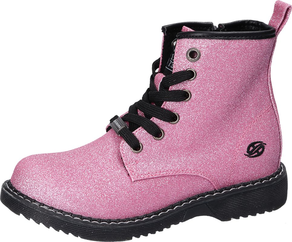 Rosa Glitter Boots
