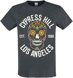 Amplified Collection - Floral Skull, Cypress Hill, T-skjorte