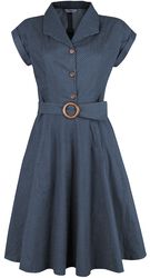 Spot Perfection Fit & Flare Dress, Banned Retro, Middellang kjole