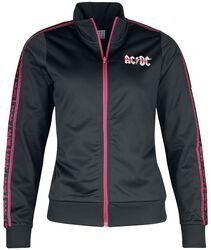Amplified Collection - Ladies Taped Tricot Track Top, AC/DC, Treningsjakke