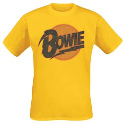 Logo Distressed, David Bowie, T-skjorte