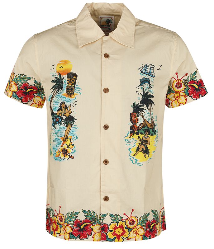 Honolulu Tropical Hawaiian Style Shirt