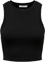 Onlvilma S/L cropped tank topp JRS NOOS, Only, Topp