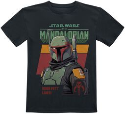 Kids - The Mandalorian - Boba Fett Lives, Star Wars, T-skjorte