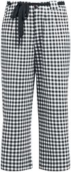Plaid Cherries Culottes Pants, Pussy Deluxe, Tøybukse