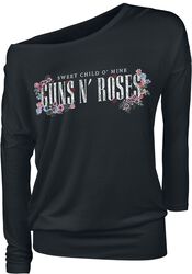 Sweet child Flowers, Guns N' Roses, Langermet skjorte