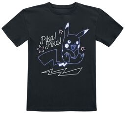 Kids - Pikachu - Pika! Pika! Neon, Pokémon, T-skjorte