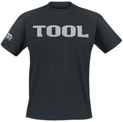 Metallic silver Logo, Tool, T-skjorte