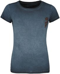 T-skjorte med dolkprint, Rock Rebel by EMP, T-skjorte
