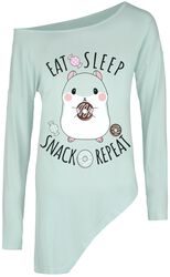 Coroham - Eat, Sleep, Snack, Repeat, Amufun, Langermet skjorte