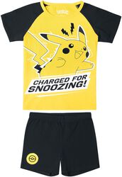 Kids - Pikachu - Charged for snoozing!, Pokémon, Barne-pyjamas