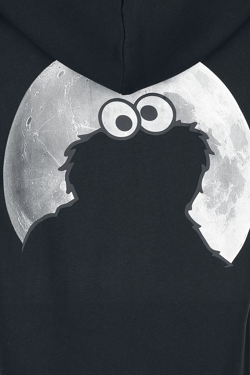 Cookie Monster - Moonlight | Sesam Stasjon Hettejakke | EMP