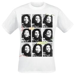 Photo Collage, Bob Marley, T-skjorte
