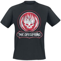 Distressed Skull, The Offspring, T-skjorte