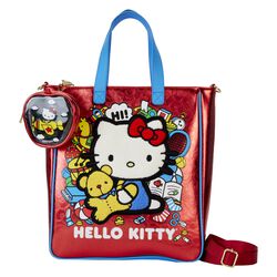 Loungefly - Tote Bag with Coin Bag (50th Anniversary), Hello Kitty, Håndveske