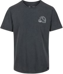 NFL Raiders college svart vasket, Recovered Clothing, T-skjorte