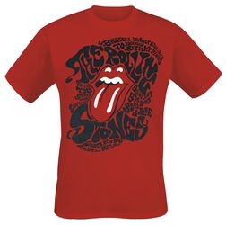 Psychedelic Tongue, The Rolling Stones, T-skjorte