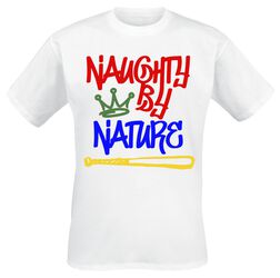 Graffiti Logo, Naughty by Nature, T-skjorte