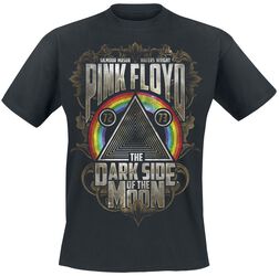 Dark Side - Gold Leaves, Pink Floyd, T-skjorte