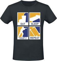2 - Eat Sleep Repeat, Counter-Strike, T-skjorte