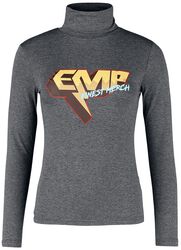 Turtleneck skjorte med EMP print, EMP Stage Collection, Langermet skjorte