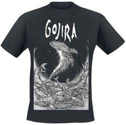 Woodblock Whales, Gojira, T-skjorte