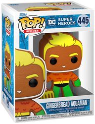 DC Christmas - Gingerbread Aquaman vinyl figurine no. 445, Aquaman, Funko Pop!