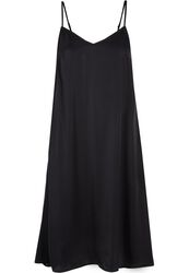 Ladies Viscose Satin Slip Dress, Urban Classics, Middellang kjole