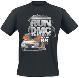 Burning Cadillac Tour 86, Run DMC, T-skjorte