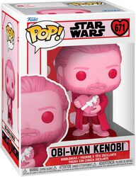 Obi-Wan Kenobi (Valentine's Day) Vinyl Figurine 671, Star Wars, Funko Pop!