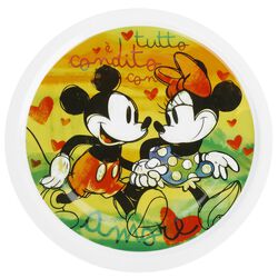 Mickey & Minnie - Pizza Tallerken Sett, Mickey Mouse, Tallerken