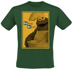 Cookie Monster - Baking Bread, Sesam Stasjon, T-skjorte
