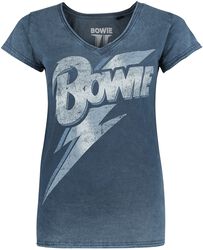 Lightning Bolt, David Bowie, T-skjorte