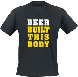 Beer Built This Body, Alcohol & Party, T-skjorte
